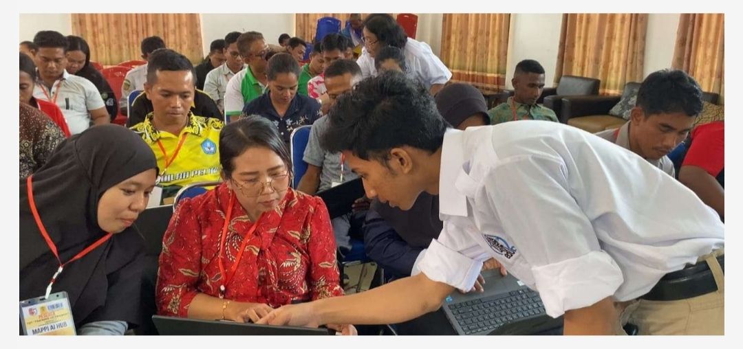 Guru Pedalaman Mappi Berjuang Bawa Animasi ke Kelas