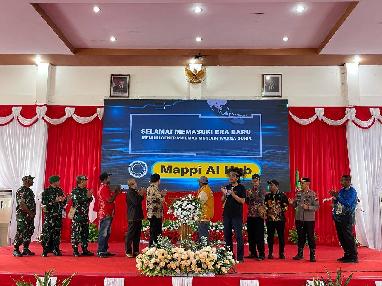 “Menuju Generasi Emas Menjadi Warga Dunia” Bupati Mappi Resmi Launching Mappi AI Hub